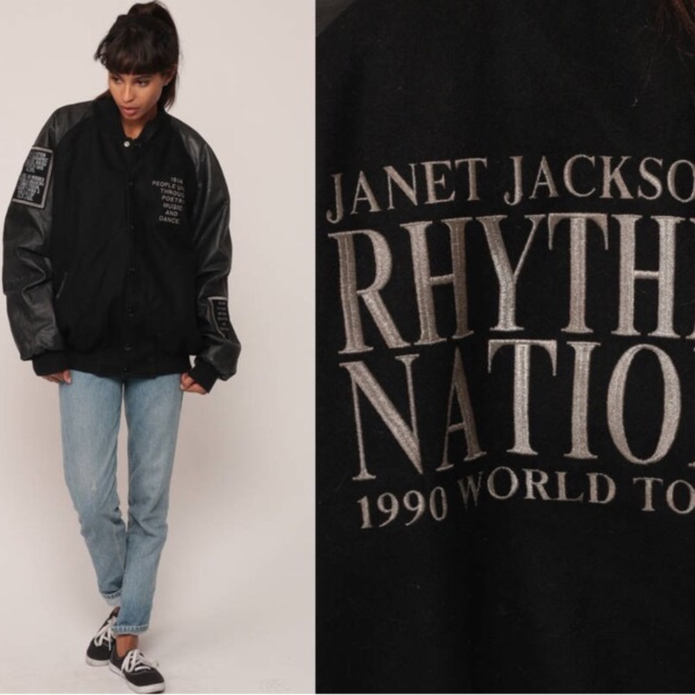 Janet Jackson Jacket RHYTHM NATION Tour 1990 jacket